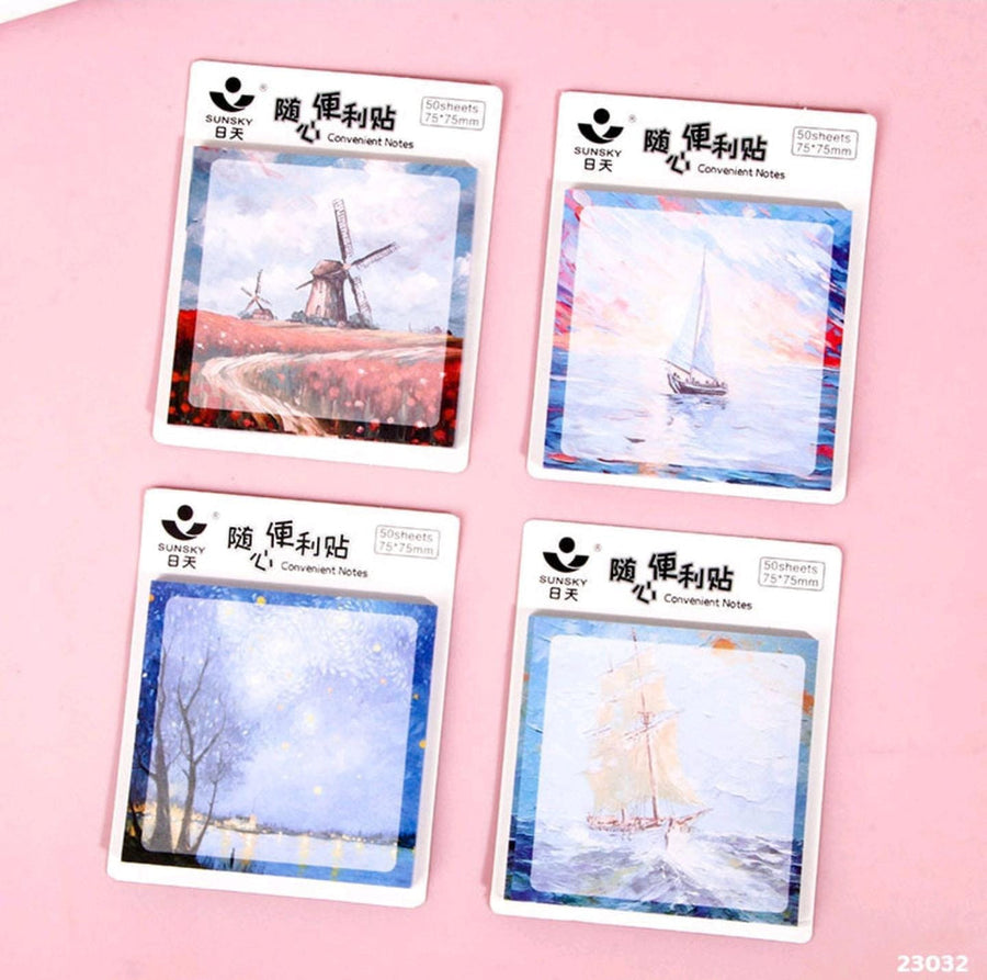 Van Gogh Sticky Notes ( 1pc )