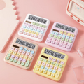 Pastel Calculator Solar / Battery Operated Big ( 1pc )
