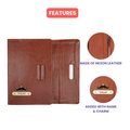 Personalized Vegan Leather Diary with pen-BROWN