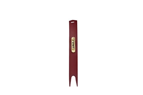 Bookmark Leather Tag for Readers | Personalised with Name (Wine)