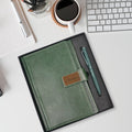 Classy Executive Diary + Classic Metal Pen - Green