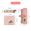 Nexon Leather Personalized Men's Combo (3 pcs) - Pink