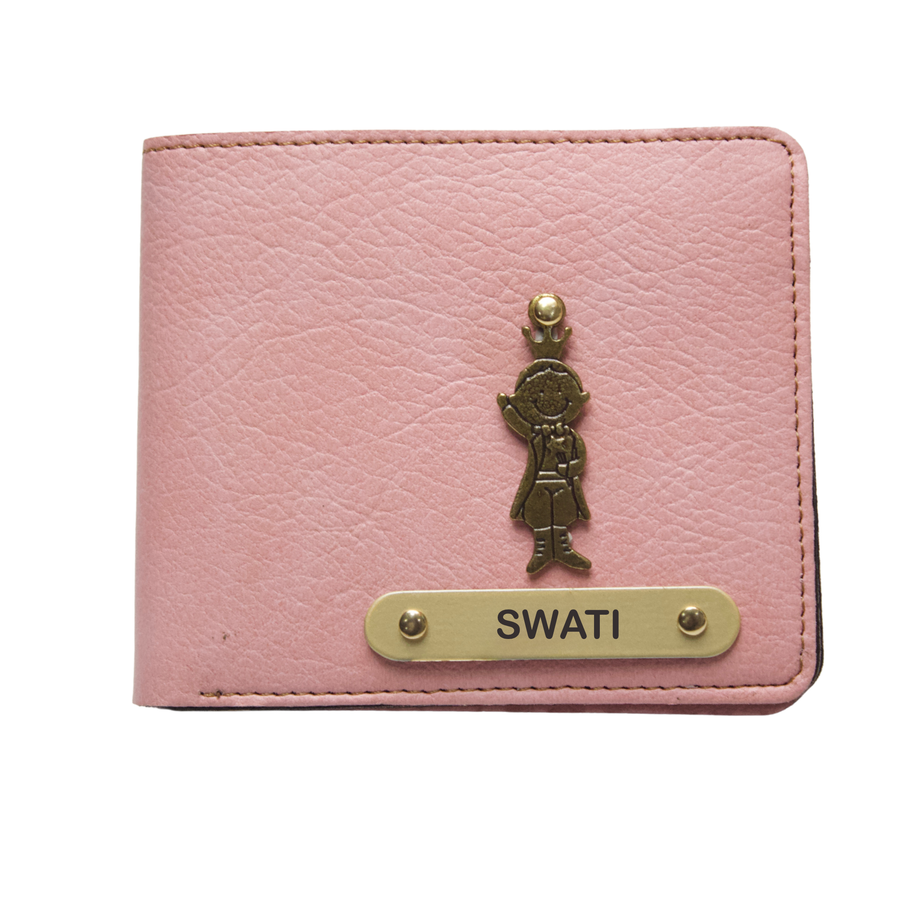 Nexon Leather Personalized Men's Wallet - Pink