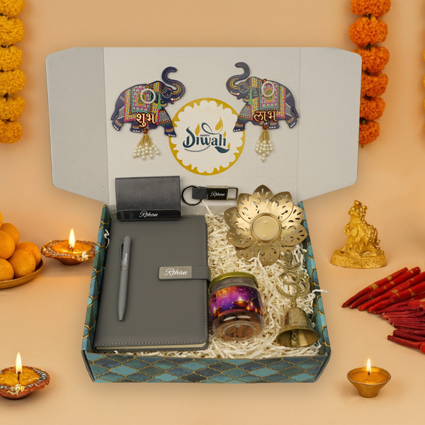 "Personalized Diwali Gift Hamper 11.0-GREY