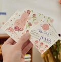 Vintage Morning Rose Sticky Notes Memo Pad ( 1 Set )