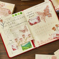 Vintage Morning Rose Sticky Notes Memo Pad ( 1 Set )