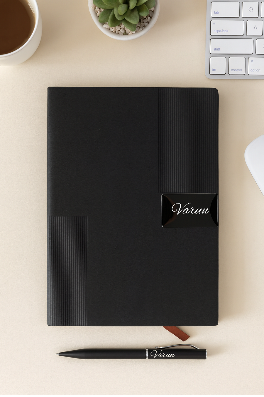 Nexon Diary+ Classic Metal Pen-Black