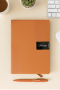 Nexon Diary+ Classic Metal Pen-Tan