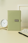 Classy Metal Flip Diary-Light Green