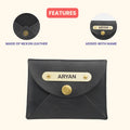 Classy Leather Customized Business-Visitng Card Holder(Black)