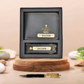 Personalized Pen &  Men's Combo (2 pcs) - Black