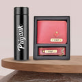 Personalized Bottle & Men's Combo (2 pcs) - Wine
