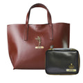 Customized Women's Tote Bag in Vogue (Product 1) + Mini Make up kit (Product 2) - Brown Black