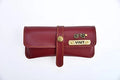 Ladies 3 Pc Combo 1.0 (Minimal Clutch 1.0, Eyewear, Keychain with Hook) (Wine Red)