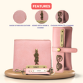 Nexon Leather Personalized Men's Combo (3 pcs) - Pink
