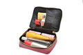 Customized Women's Tote Bag in Vogue (Product 1) + Mini Make up kit (Product 2) - Brown Wine