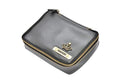 Customized Women's Croc Sling Bag + Mini Make up kit - Pink Grey
