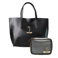 Customized Women's Tote Bag in Vogue (Product 1) + Mini Make up kit (Product 2) - Black Grey