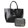 Customized Women's Tote Bag in Vogue (Product 1) + Mini Make up kit (Product 2) - Black Grey