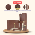 Nexon Leather Personalized Men's Combo (3 pcs) - Brown