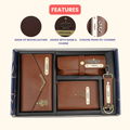 Nexon Ladies 4 Pc Combo (Lady Wallet 1.0, Passport, Eyewear, Keychain) (Tan)