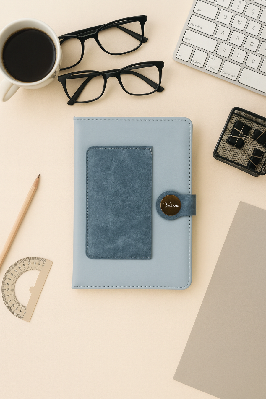 Dual Shade Diary-Blue