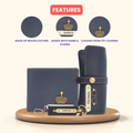Nexon Leather Personalized Men's Combo (3 pcs) - Royal Blue