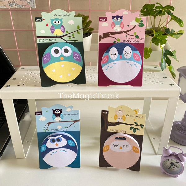 Owl Sticky Notes ( 1pc )