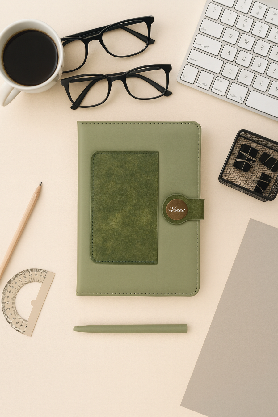 Dual Shade Diary-GREEN
