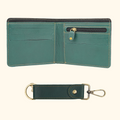 Personalized Nexon Leather Men's Combo (2 pcs) - Olive Green