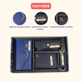 Nexon Ladies 4 Pc Combo (Lady Wallet 1.0, Passport, Eyewear, Keychain) (Royal Blue)