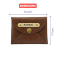 Classy Leather Customized Business-Visitng Card Holder (Brown)