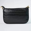 Customized Women's Croc Sling Bag + Mini Make up kit - Black Pink
