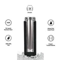 Customized Bottle with Temperature display - Black