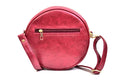 Classy Leather Customized Chained Sling Bag Round + Men's Wallet - Maroon Royal Blue