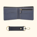 Personalized Nexon Leather Men's Combo (2 pcs) - Royal Blue