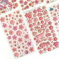 Cherry Blossom Sakura Journaling Scrapbooking Sticker Sheet ( 1 Sheet )