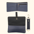 Nexon Leather Personalized Men's Combo (3 pcs) - Royal Blue
