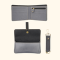 Nexon Leather Personalized Men's Combo (3 pcs) - Grey