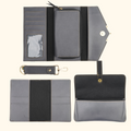 Nexon Ladies 4 Pc Combo (Lady Wallet 1.0, Passport, Eyewear, Keychain) (Grey)
