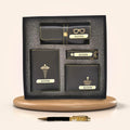 Personalized Pen &  All in One Men's Combo (4 pcs) - Black