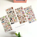 Cute Cat Adventure Stickers ( 1sheet )