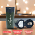 Personalized Stainless Steel Travel Mug-Green