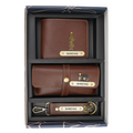 Nexon Leather Personalized Men's Combo (3 pcs) - Brown