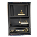 Nexon Leather Personalized Men's Combo (3 pcs) - Black