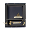 Personalized Nexon Leather Men's Combo (2 pcs) - Royal Blue