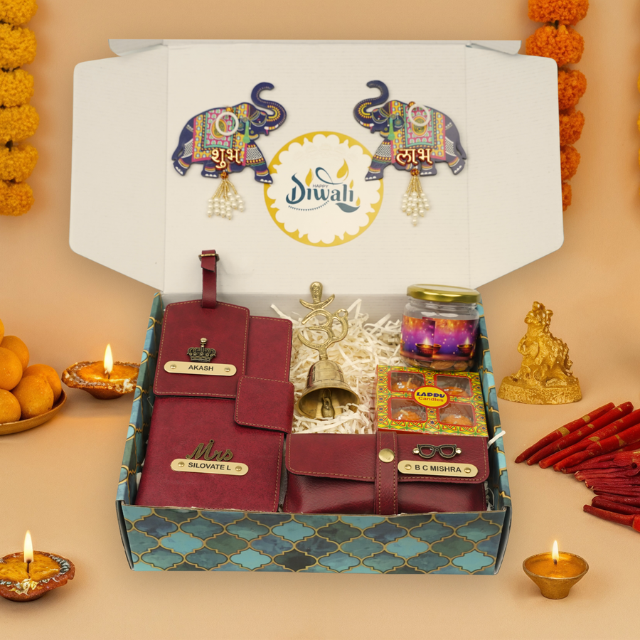 "Personalized Diwali Gift Hamper 9.0-WINE