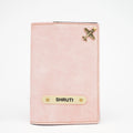 Personalized Nexon Leather Passport Cover - Pink