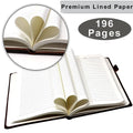 Classy Hardcover Diary + Classic Metal Pen - Tan