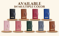 Classy Leather Travel Wallet (Buttoned) - Wine
